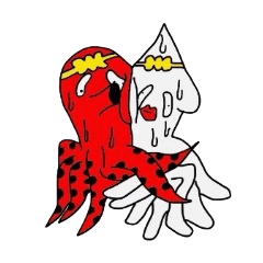 [LINEスタンプ] 寿司屋のイカさんとタコさんの画像（メイン）