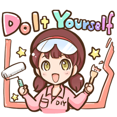 [LINEスタンプ] DIYFUN挨拶編の画像（メイン）