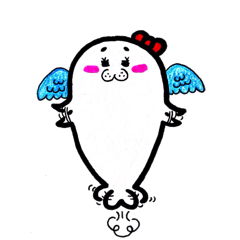 [LINEスタンプ] まるまるゆるかわ アザラシ子