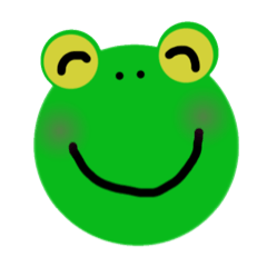 [LINEスタンプ] frog frog    カエルスタンプの画像（メイン）