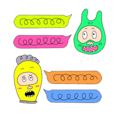 [LINEスタンプ] スーパーガールの画像（メイン）