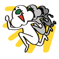 [LINEスタンプ] ほっぺ太郎