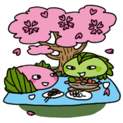 [LINEスタンプ] さくらもちちゃん