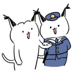 [LINEスタンプ] ホワイトからかるさん