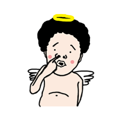 [LINEスタンプ] お前の天使の画像（メイン）