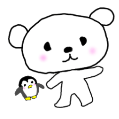 [LINEスタンプ] つくねとペンギンちゃん