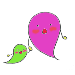 [LINEスタンプ] 愉快な幽霊ちゃん達の画像（メイン）