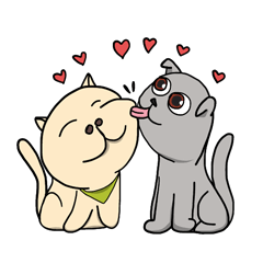 [LINEスタンプ] Boobee ＆ Noultongの画像（メイン）