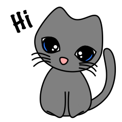 [LINEスタンプ] 猫のグリスの画像（メイン）