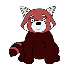 [LINEスタンプ] Kenta the Red Panda