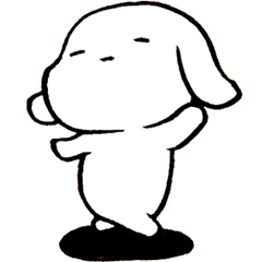 [LINEスタンプ] なんかもちもちしたいぬ2