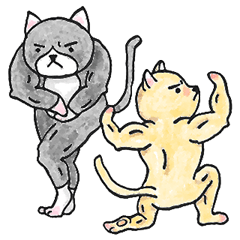 [LINEスタンプ] ムッチ＆モッチの画像（メイン）