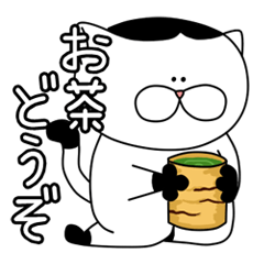 [LINEスタンプ] シロクロねこ