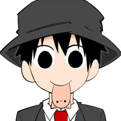 [LINEスタンプ] 怪人ネコジタさん