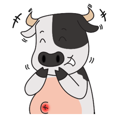 [LINEスタンプ] Eddy the cow