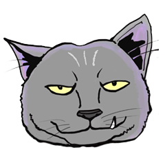 [LINEスタンプ] Moong The Korat Catの画像（メイン）