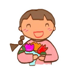 [LINEスタンプ] 敬語おさげちゃんの画像（メイン）