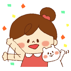 [LINEスタンプ] キラキラ女子 その1の画像（メイン）