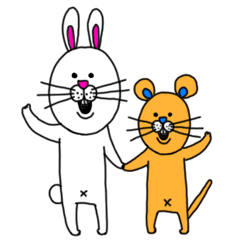 [LINEスタンプ] うさぎだよ。の画像（メイン）