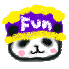 [LINEスタンプ] ぱんだ♥ふぁんだ
