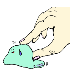 [LINEスタンプ] 動くスライム