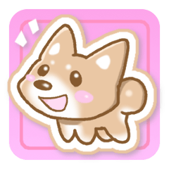 [LINEスタンプ] 豆柴さん 犬スタンプ