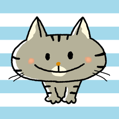 [LINEスタンプ] しましまねこねこの画像（メイン）