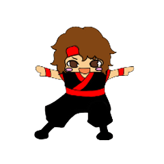 [LINEスタンプ] となり村の忍者戦士 忍者いーぐる