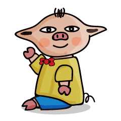 [LINEスタンプ] カワぶたおじさん