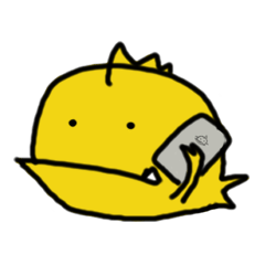 [LINEスタンプ] little Yellow Fish