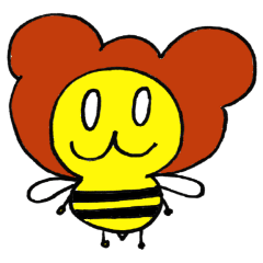 [LINEスタンプ] クマばち