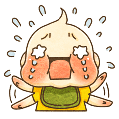 [LINEスタンプ] ヤル気のない赤ちゃん