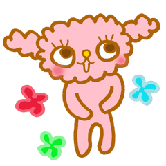 [LINEスタンプ] フワフワちゃんスタンプ