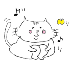 [LINEスタンプ] ゆる猫プンの日常の画像（メイン）