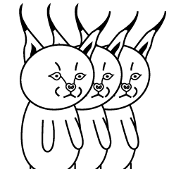 [LINEスタンプ] カラカルさん。