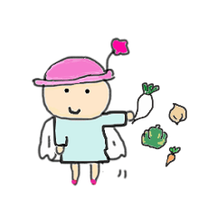 [LINEスタンプ] 野菜達のつぶやきの画像（メイン）