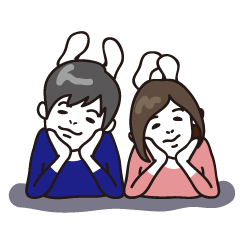 [LINEスタンプ] のほほんな2人