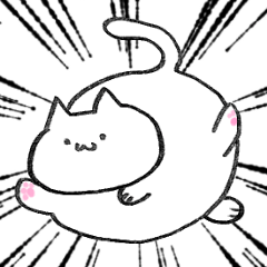 [LINEスタンプ] 丸い生き物