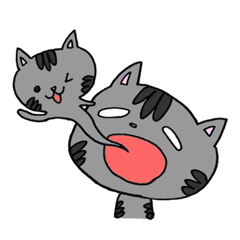 [LINEスタンプ] ねこ仙人とトラちゃん