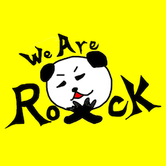 [LINEスタンプ] ぱんだ the Rockの画像（メイン）