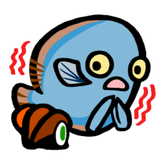 [LINEスタンプ] 水槽ぐらし・ドキドキディスカス